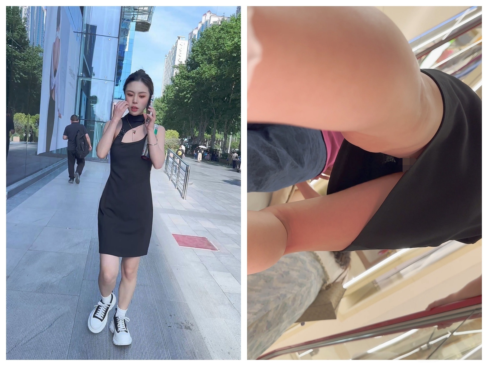 【永久专享】【KFC】服装店店员持续CD第三部。中午下班和男友打电话被CD【1V】【241M】