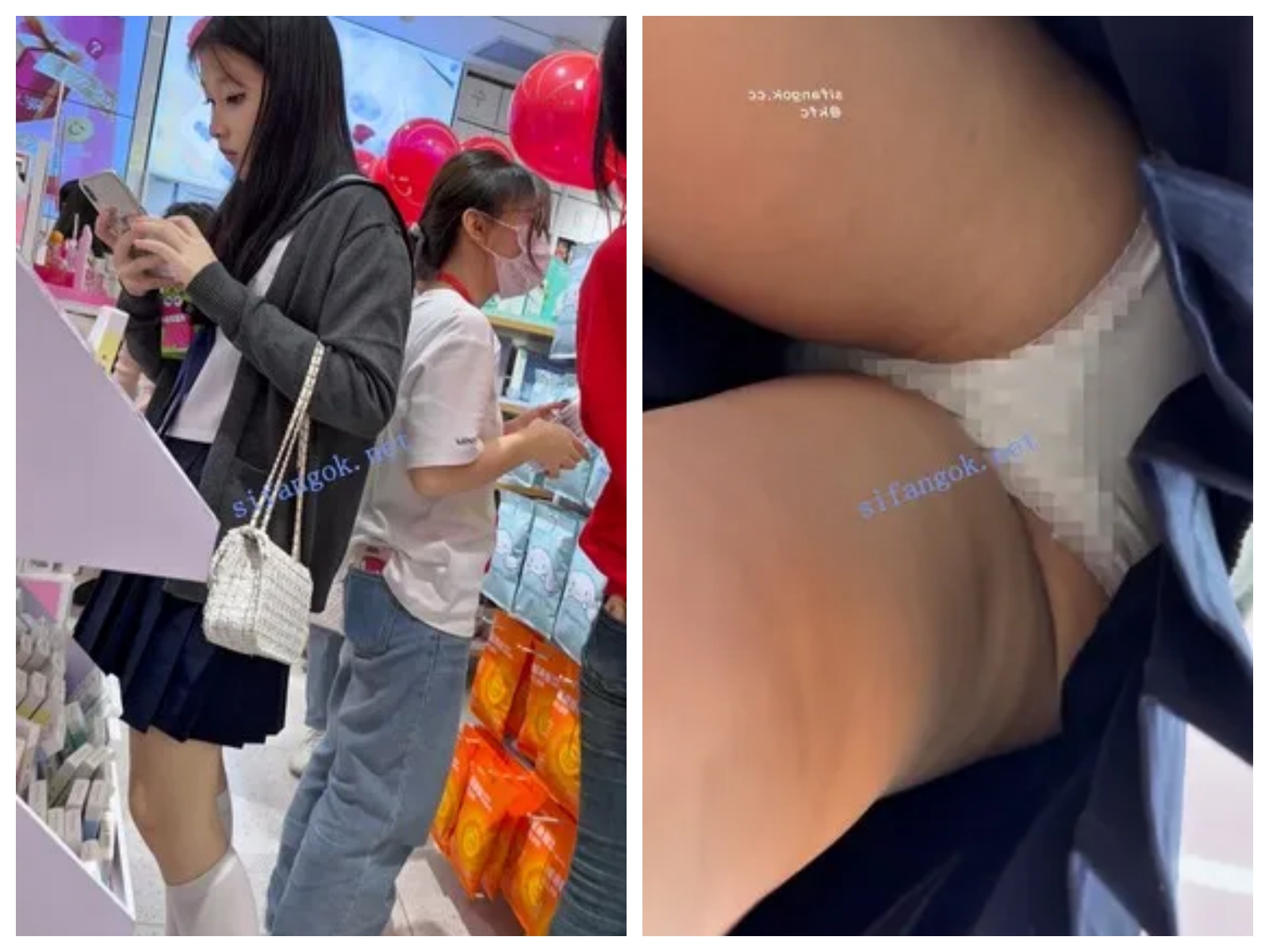 【永久专享】【KFC】JK制服学生妹逛街·化了浓妆却闷闷不乐·白内前后CD【1V】【238M】