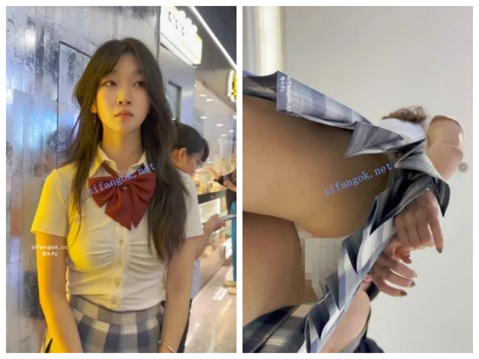 【永久专享】【KFC】JK萝莉和男友吵架·一直闷闷不乐·趁机CD看她无痕白内【1V】【1.01G】