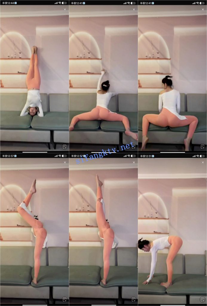 抖音 小百灵 高颜好身材 瑜伽紧身像没穿 各性姿势诱惑【13V】【205M】