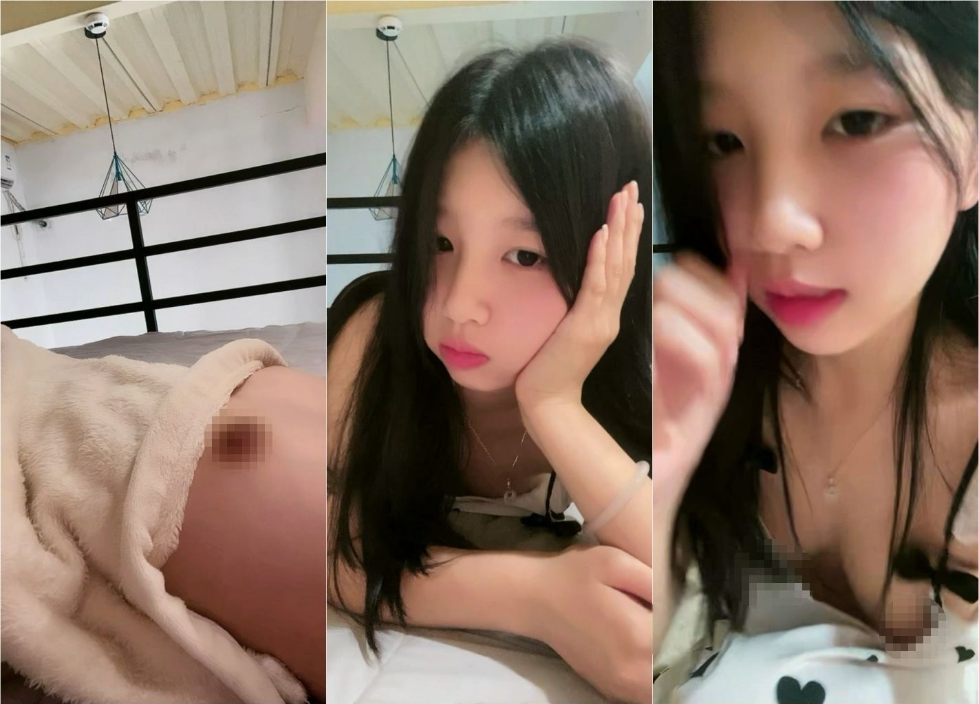 抖音 西虫 良家清纯巨乳妹子 露点 床上和大哥一对一【9V】【3.5G】