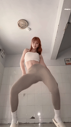 抖音123W粉主播 炸炸姐 骚舞福利 瑜伽裤动感摇摆合集【54V】【1.58G】