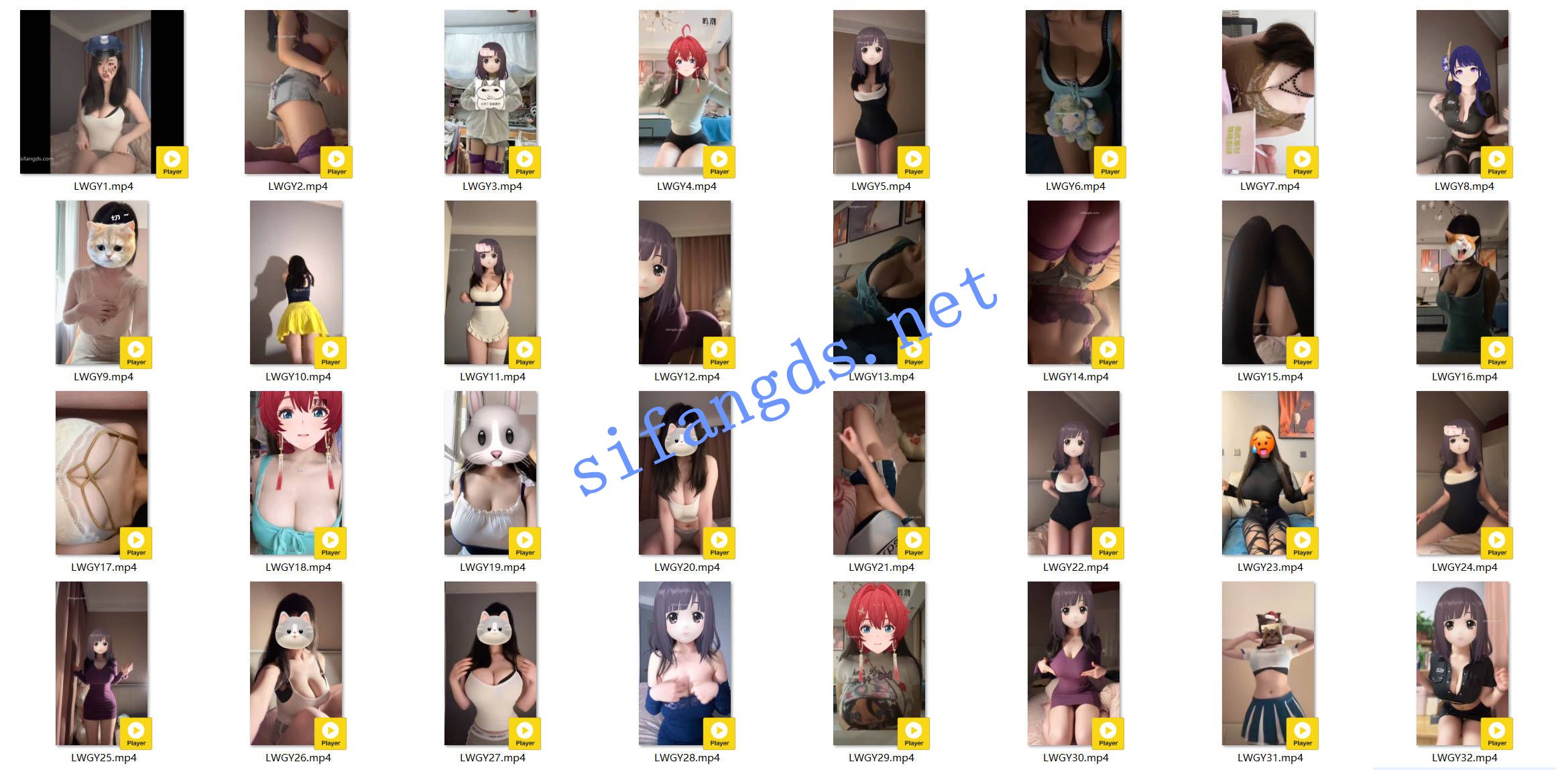 抖音 恋雾 50万粉 木瓜巨乳 超大尺度抖胸舞 洗澡【62V】【196M】