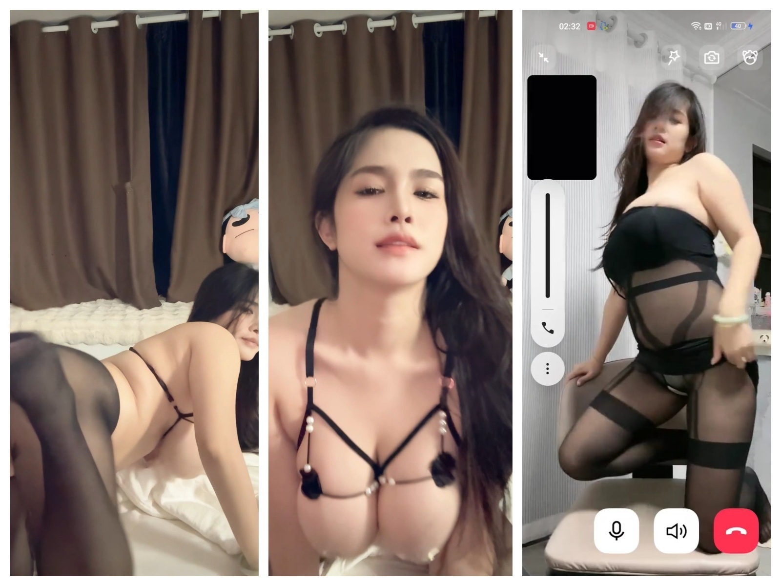 ‼️虎牙 兰笙笙 巨乳三点全露有声一对一舞蹈定制【11V】【1.72G】