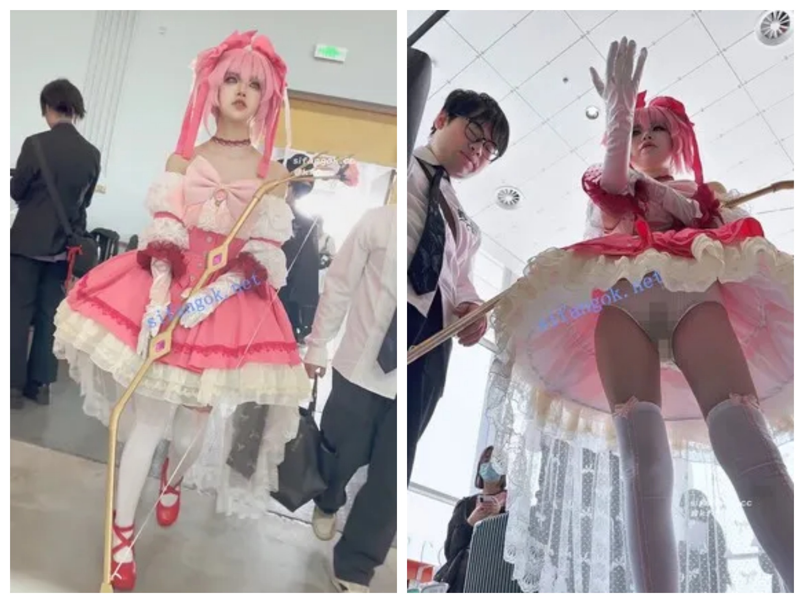 【永久专享】【KFC】洛丽塔学生妹·有男友守护身后·前面露出一大片黑森林【1V】【646M】