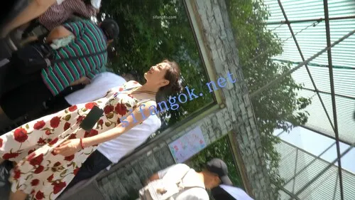 【永久专享】（空城原创）花花长裙美少妇，淡紫微透N紧裹肉臀前C黑森林【1V】【304M】