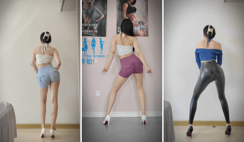 B站抖音 妍妹月半妍 定制长视频韩舞骚摇摆+AI脱衣裸舞【10V】【298M】