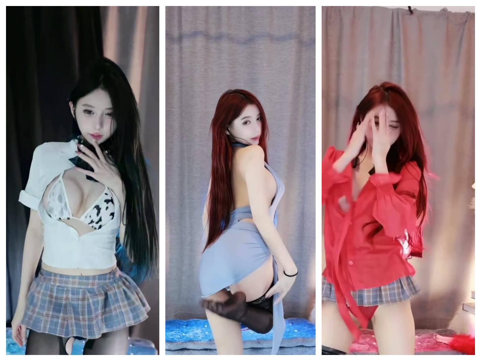 抖音 香香的夜日梦 圆润巨乳情趣内衣诱惑骚舞 无水印收藏版【9V】【0.99G】