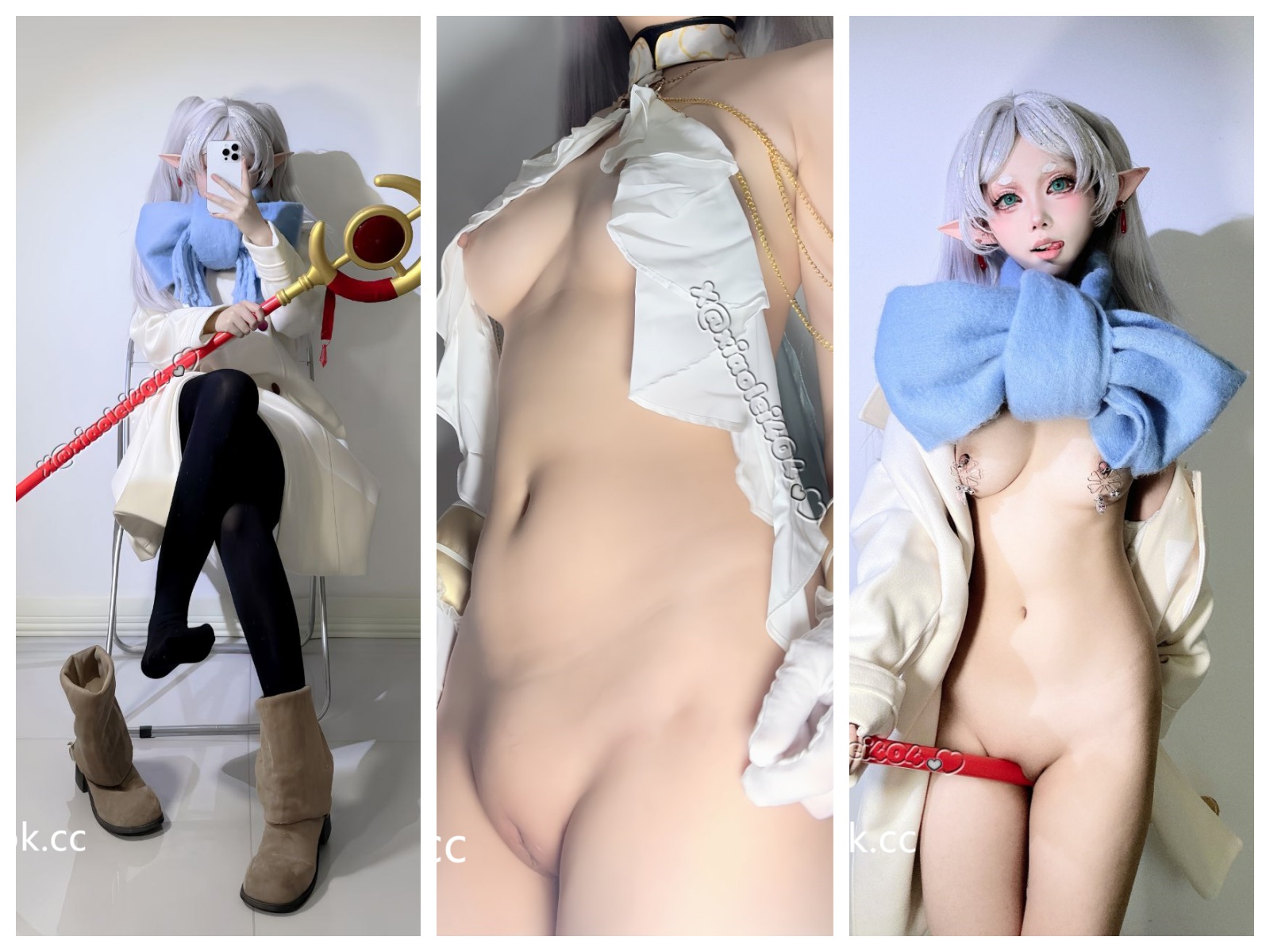 推特超高颜值萝莉顶级COS 希尔薇 1月最新芙莉莲极品裸舞【10V42P】【325M】