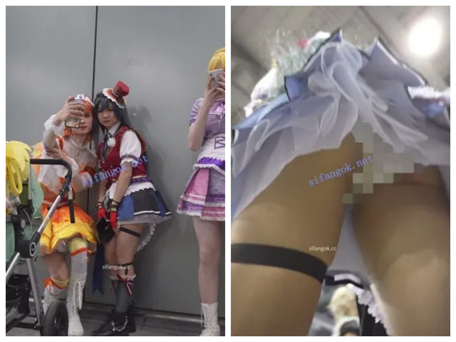 【永久专享】【xxn-352】偶像服小姐姐约会逛街..可爱卡通白内夹出13缝【1V】【931M】