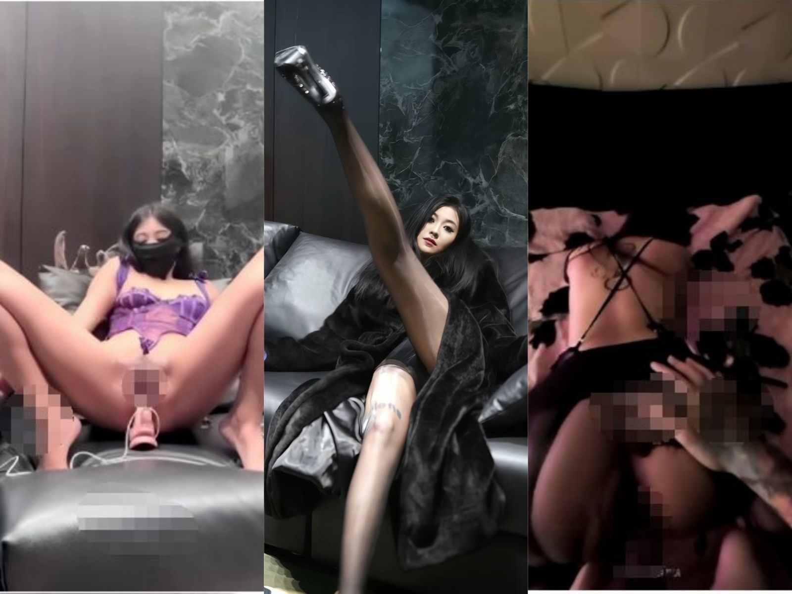 抖音 孤独夫人-2 彪悍大长腿御姐 阳具插B 啪啪做爱 狂插【13V】【445M】