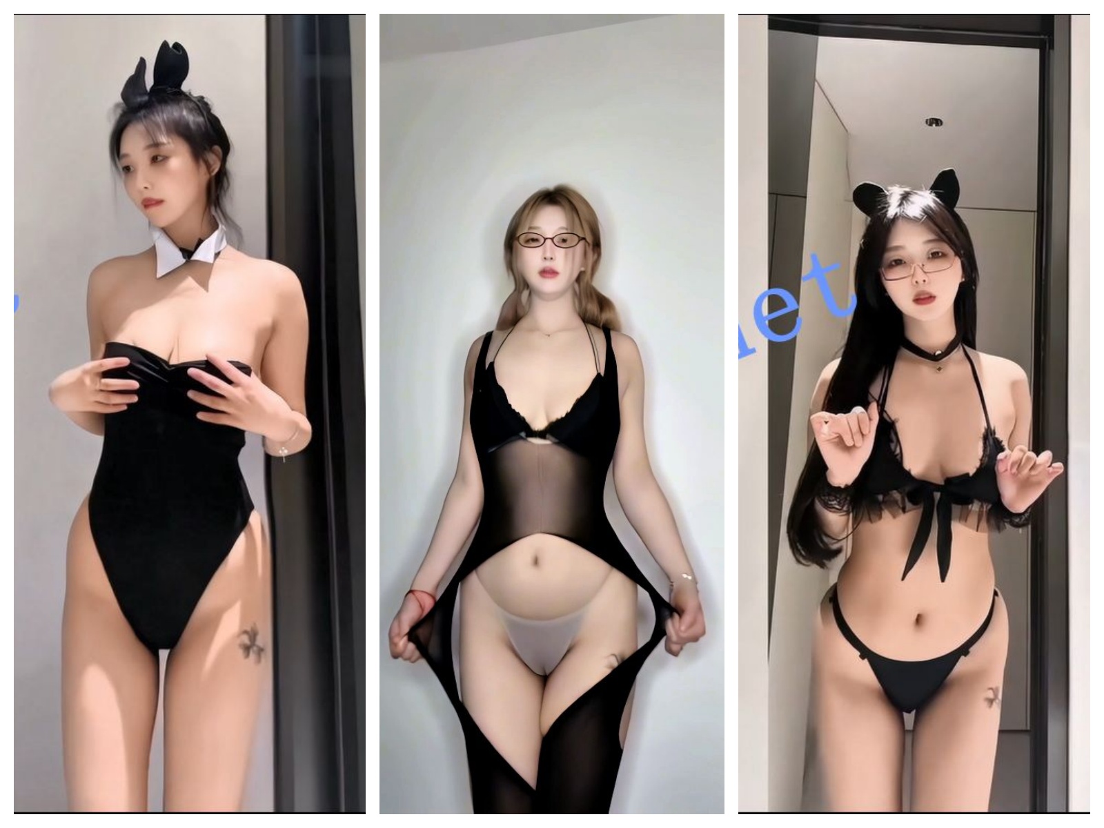 【抖音】肉肉小野猫 百万粉丝大主 大尺度情趣内衣定制18V【18V】【1.27G】