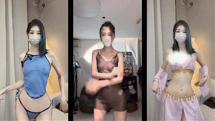 抖音带货主播 小尾巴 尾巴男装 反差裸舞同款服装真实对比【24V77P】【426M】