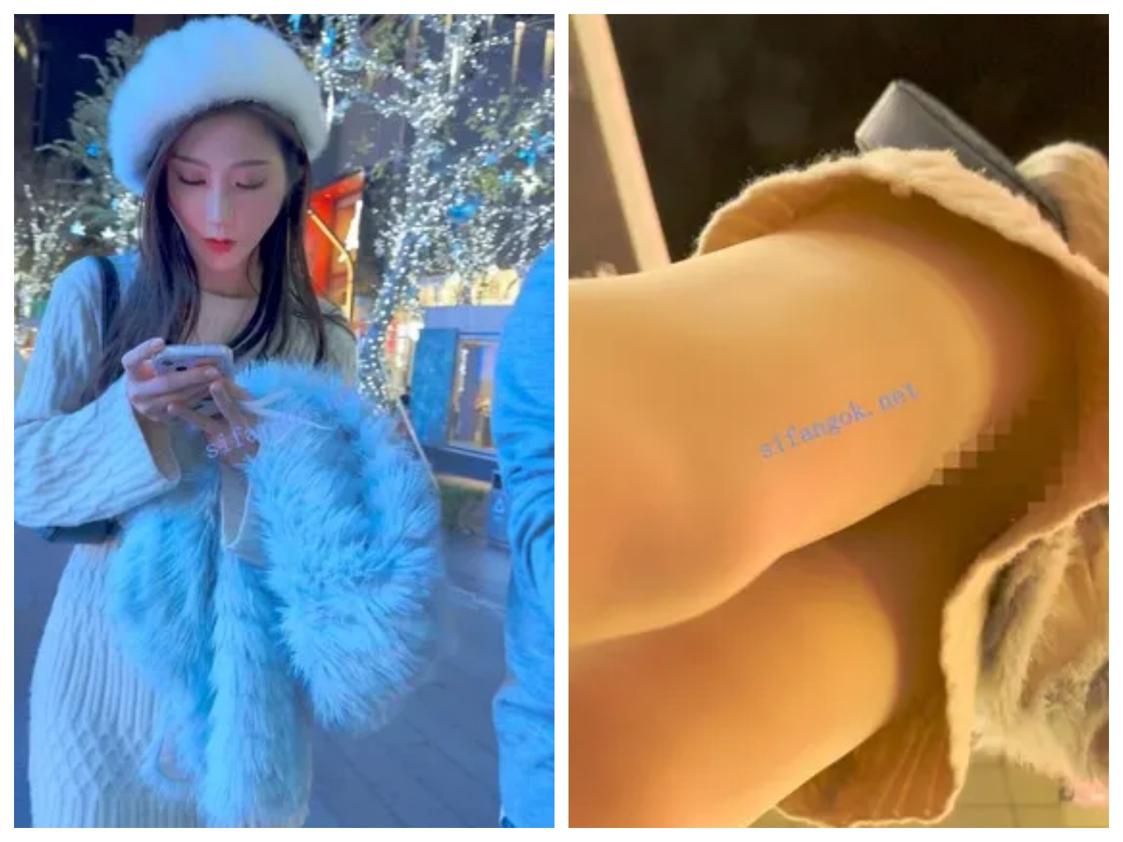 【永久专享】【KFC】极品身材靓女·一路上被搭讪直到男友出现·肉丝袜白内【1V】【282M】