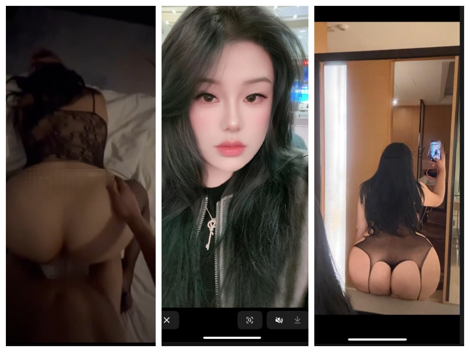 【抖音推特巨臀】崔冷风 肥臀无套后入女上道具吃鸡福利【25V】【100M】