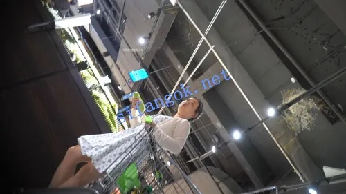 【永久专享】（空城原创）连衣裙微胖少妇逛超市，黑窄N紧裹肥臀【1V】【329M】