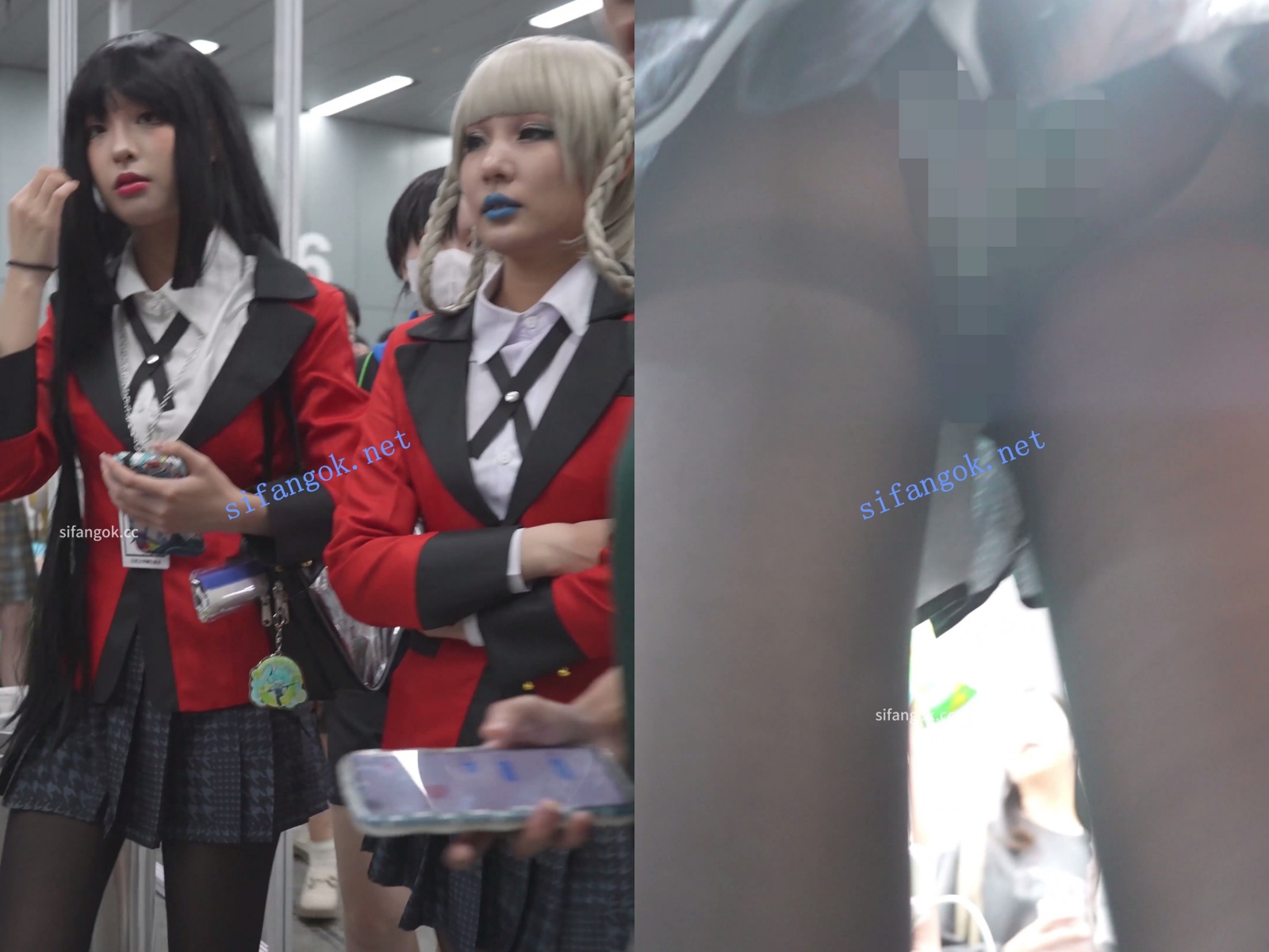 【xxn-357】四位制服coser组团逛展..可爱小姐姐黑丝白内被CD【1V】【360M】