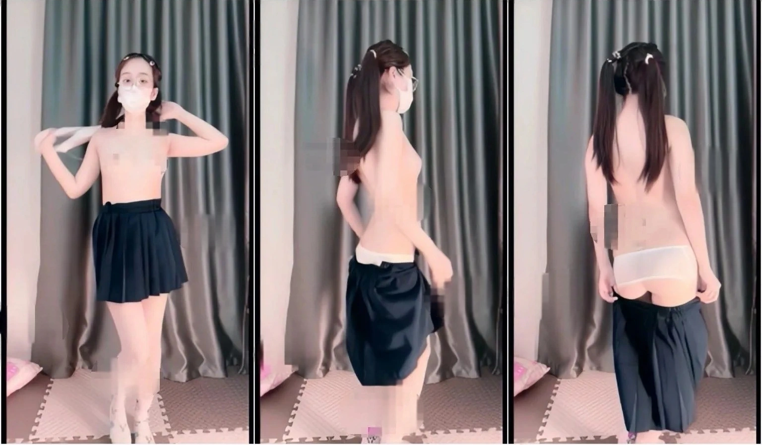 抖音 香香一字马-2 气质良家 裸舞脱衣舞 自慰高潮喷水 11V【11V】【1G】