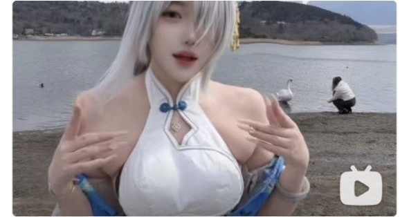 【B站】超美COS反差博主【布织岛岛主】楼道紫薇 特写 扣穴【1V】【708M】