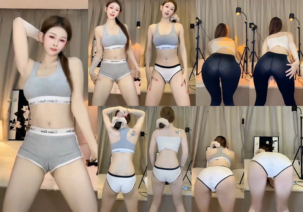 【快手】奶栗 45万粉网红 顶级优质美女怼臀福利骚舞【5V】【427M】