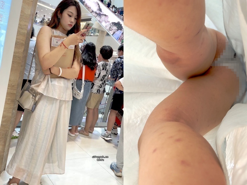 【KFC】靓女拿着密封袋等待面试·长裙下穿着蓝色内内蛮正式【1V】【335M】