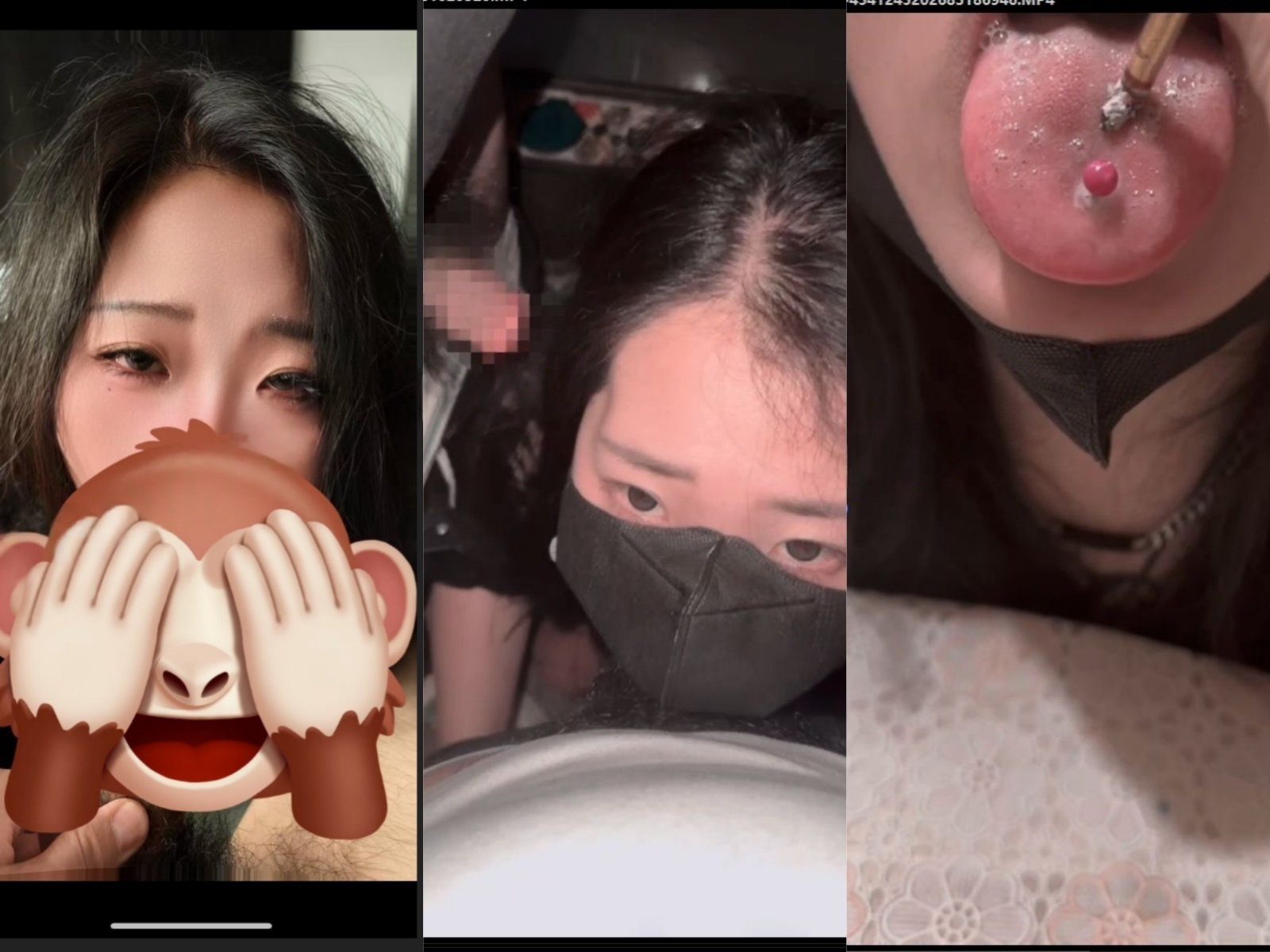 【推特巨乳】TianTian 3p吃双鸡跪口深喉无套后入啪啪拳交【30V】【720M】