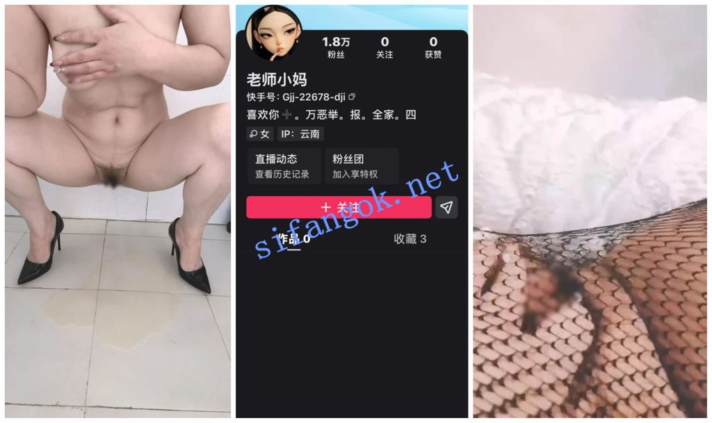 【快手福利】风骚熟女【老师小妈】情趣内衣自慰丝袜诱惑【10V】【349M】 1