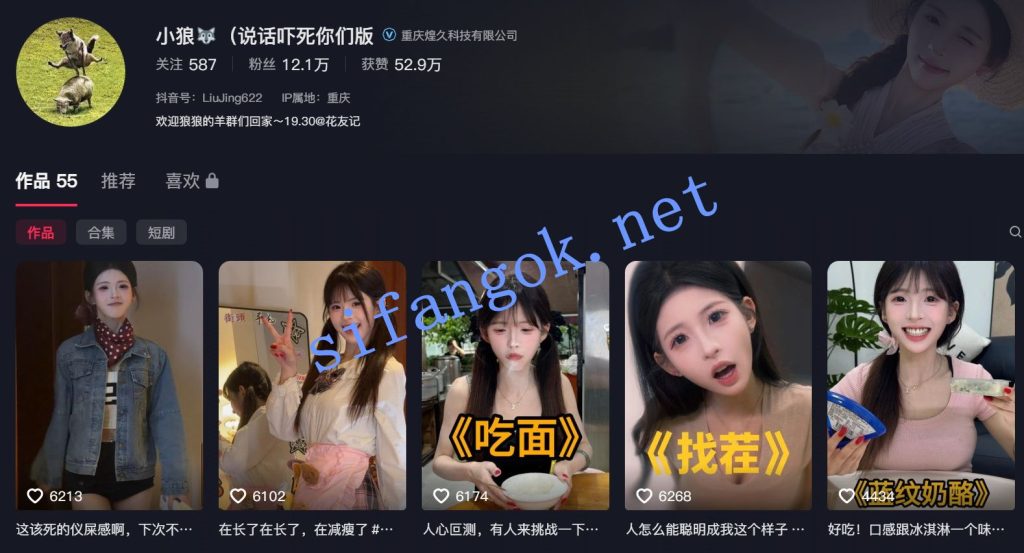 【抖音】小狼 短视频网红小美女 情趣内衣福利定制8V【8V】【743M】 1