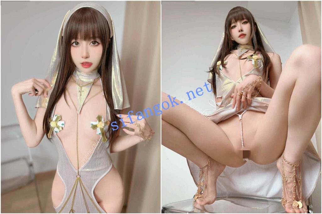 ♈（布丁大法）6月份最新作品-圣女契约 珍珠骚丁卡鲍！【9V104P】【1.6G】 6