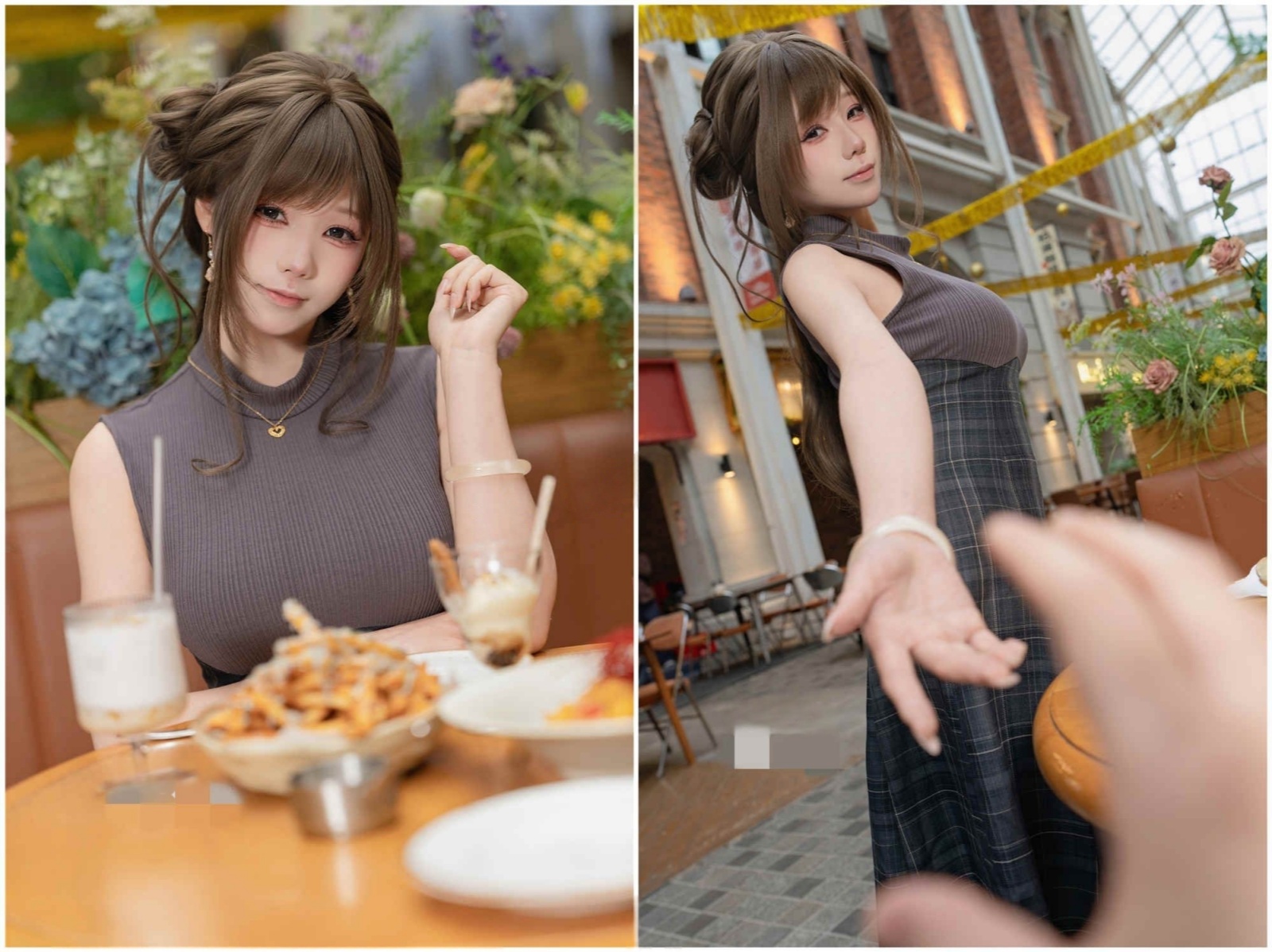 ♈(Yiko湿润兔咬一口兔娘)5月份订阅作品-网友的一日约会【3V120P】【4.6G】