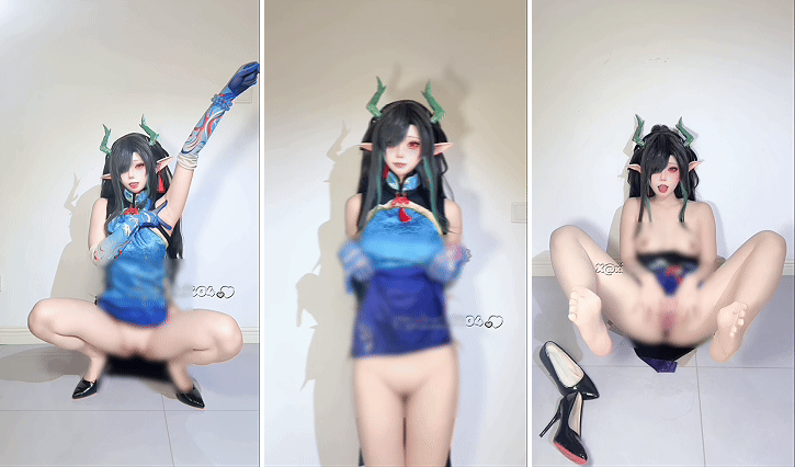 推特超高颜值萝莉顶级COS 希尔薇6月最新 夕(染尘烟)儿童节喵【9V33P】【519M】