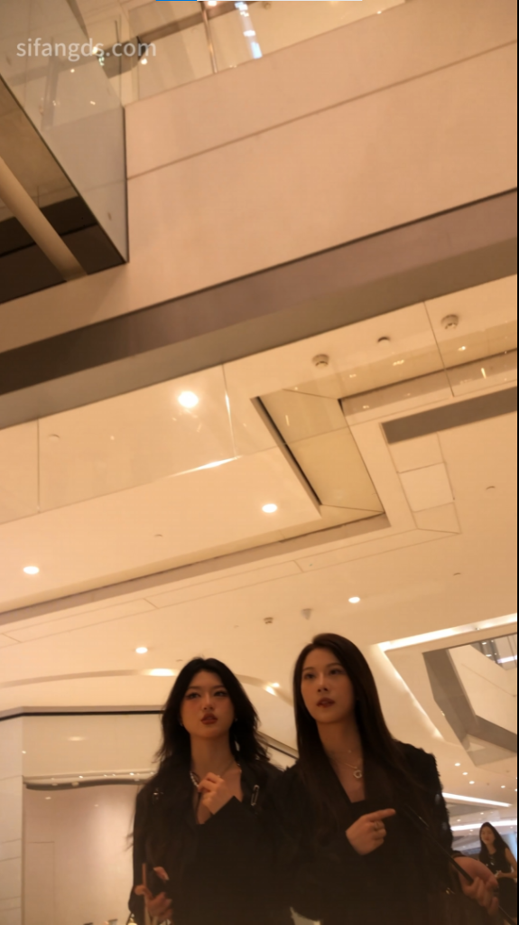 ⭐【mccd】⭐ 36 黑色超短包臀裙黑内美女被抄底