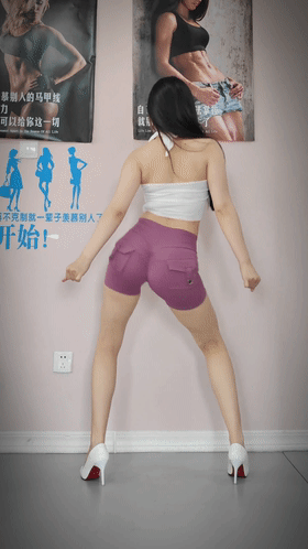 【无在线播放】【B站】【广场舞】妍妹--极品健身臀摇摆，超清热舞视频【33V】【4.84G】