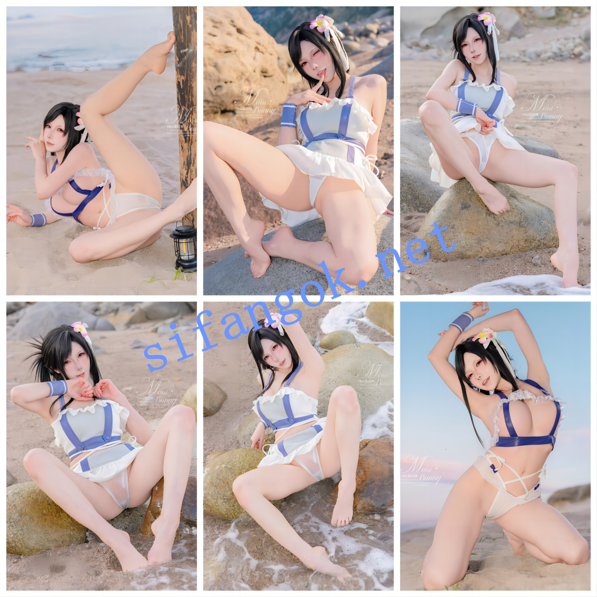 B站 Yiko湿润兔 咬一口兔娘】泳装限定作 三套尺度写真合集【249P】【5.78G】