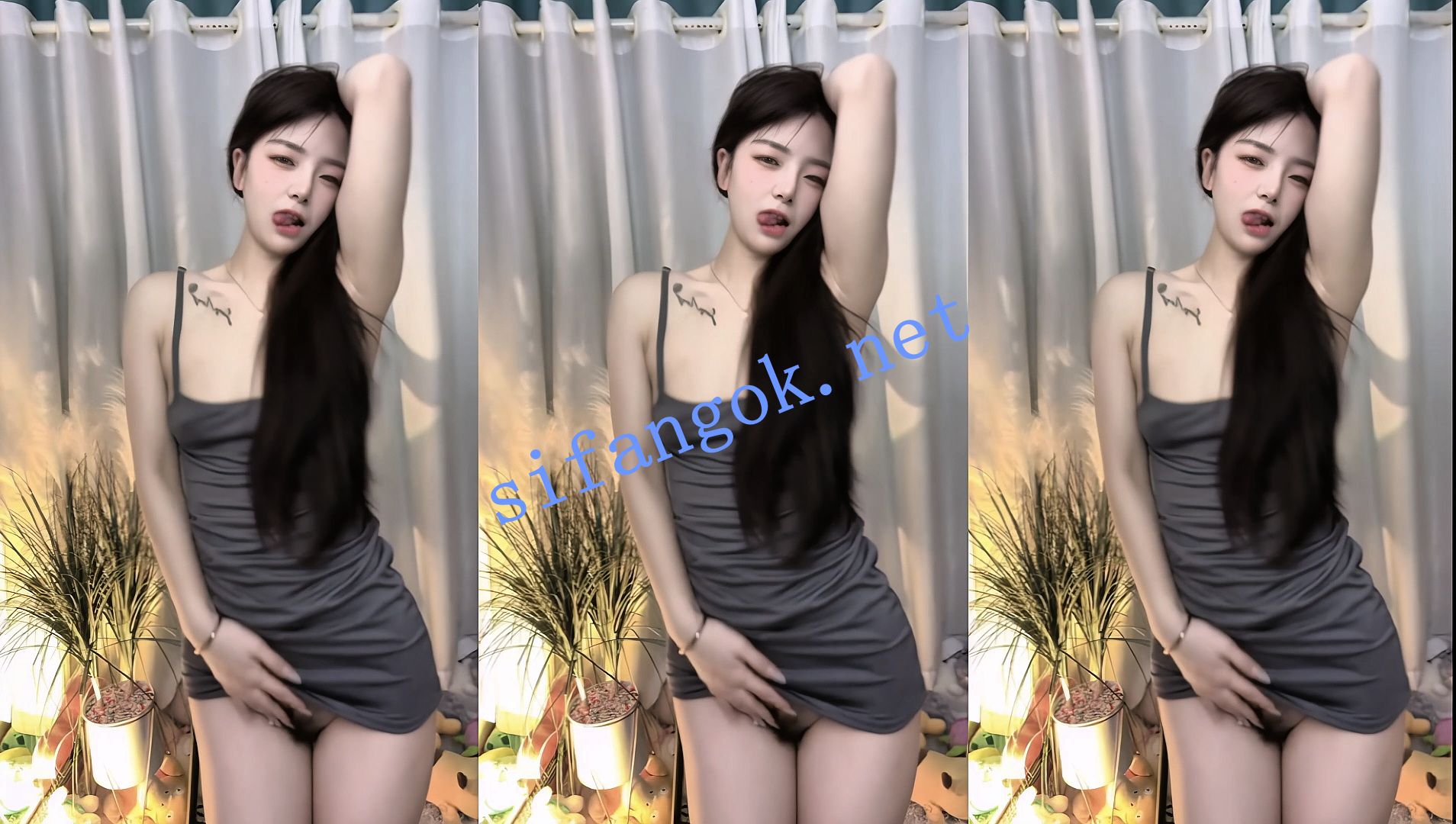 【BIGO】泡芙 直播大开露逼3V 如砍瓜切菜轻松简单【3V】【228M】