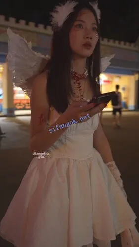 【永久专享】(BC-SSS-101)天使裙美女白丝吊带袜..弯腰被开灯CD..内裤湿了【1V】【767M】