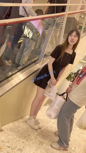 【永久专享】【KFC】长裙学生妹和舍友逛街·肉色窄内前后CD【1V】【292M】