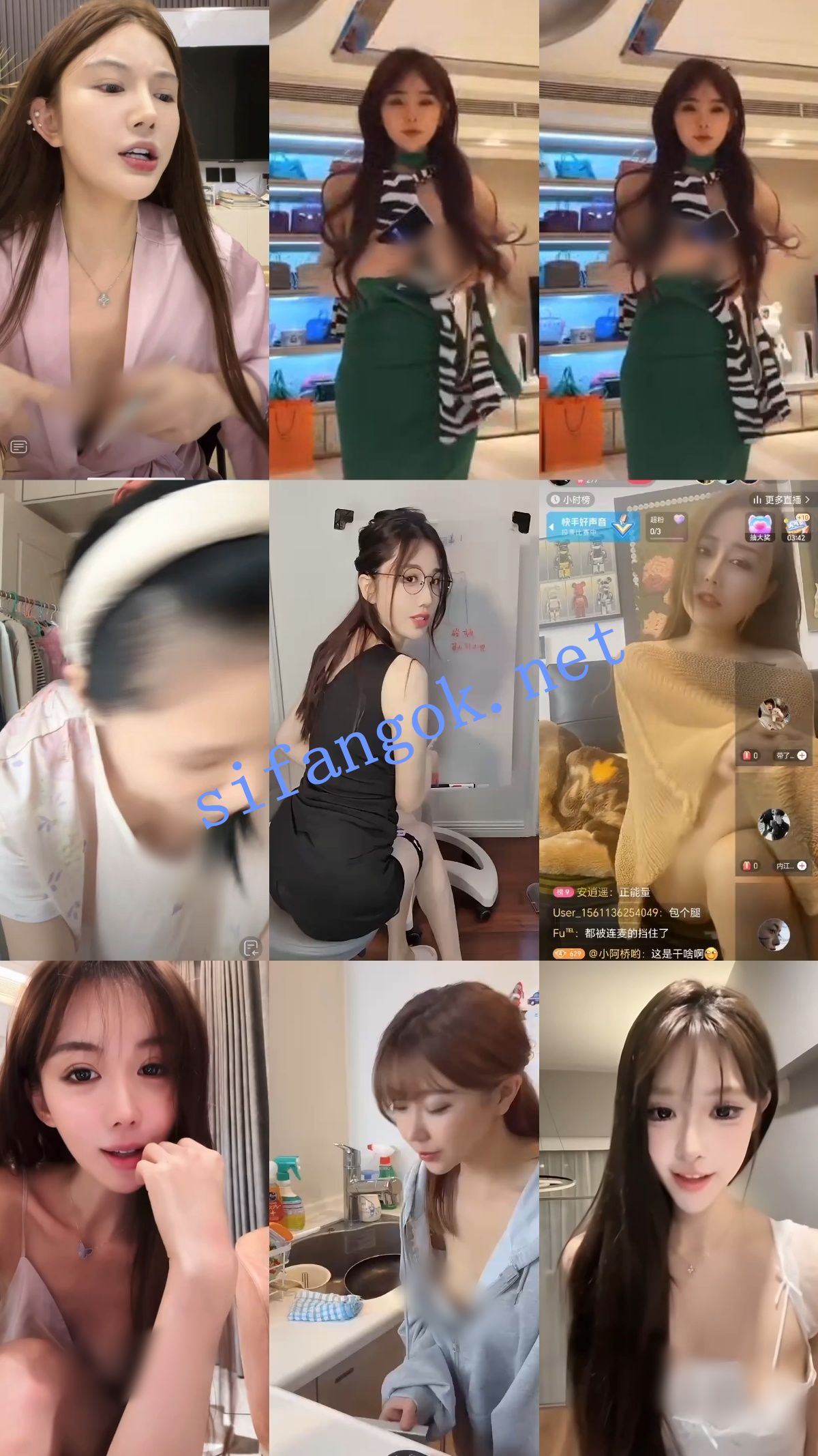 【抖音网红闪现】闪现露点 露穴 内衣内裤 各种精彩瞬间05【706V35P】【12.7G】