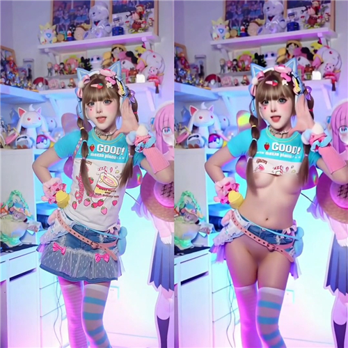 超能！AI脱衣网红美女万象合集 抖音风去衣裸舞对比 第七篇【230V】【1.58G】