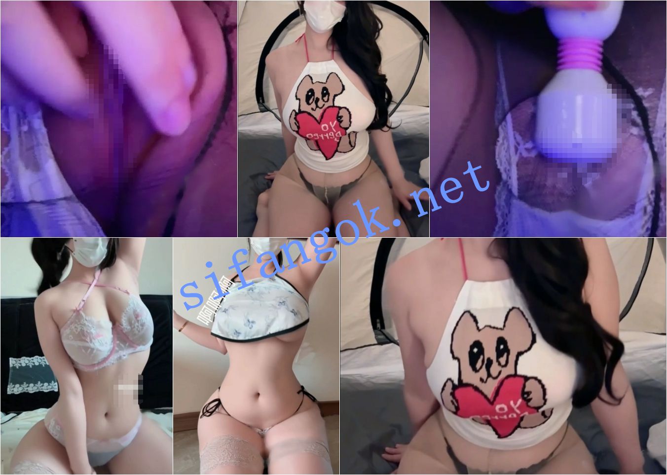 抖音 4uo 木瓜巨乳细腰 顶级极品 露点 插B自慰【12V5M】【201M】