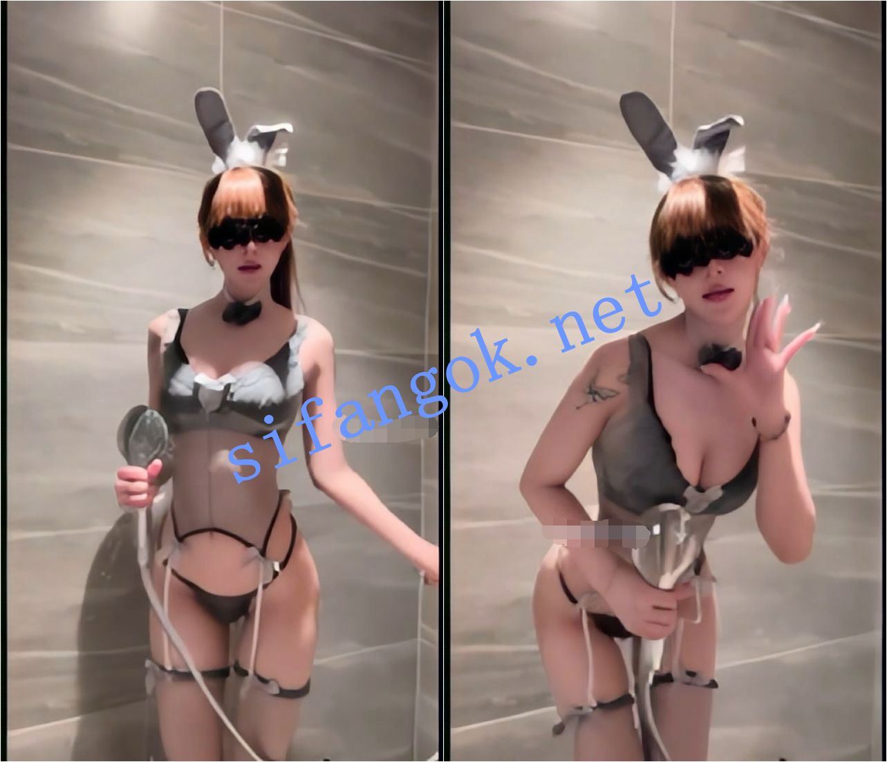 抖音 超蓝布罗莉-2 300万粉 顶级 大尺度节奏骚舞 洗澡【40V】【329M】