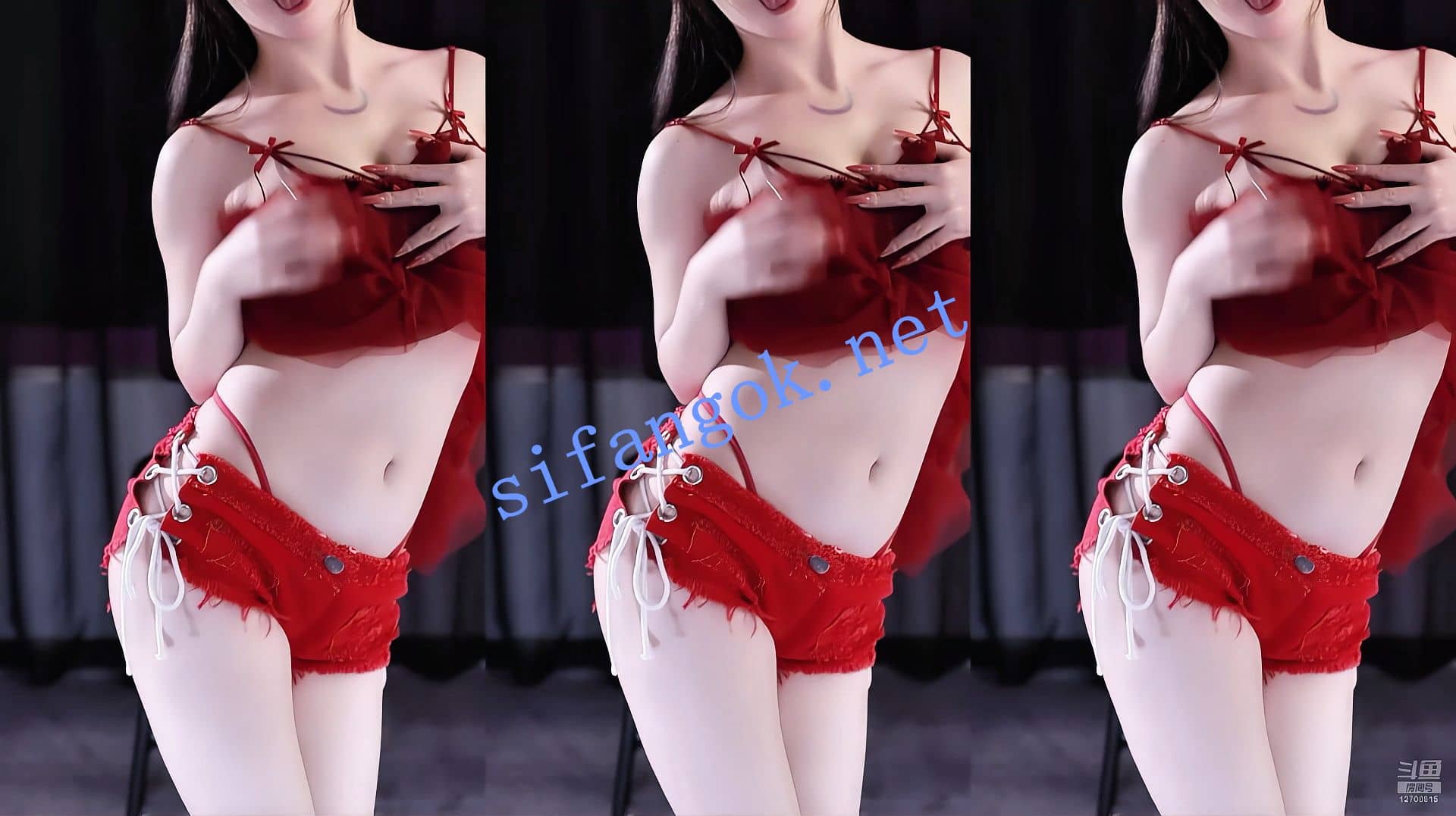 【斗鱼】惹妹，直播展示珍珠夹逼缝，年度超精选【14V】【1.68G】