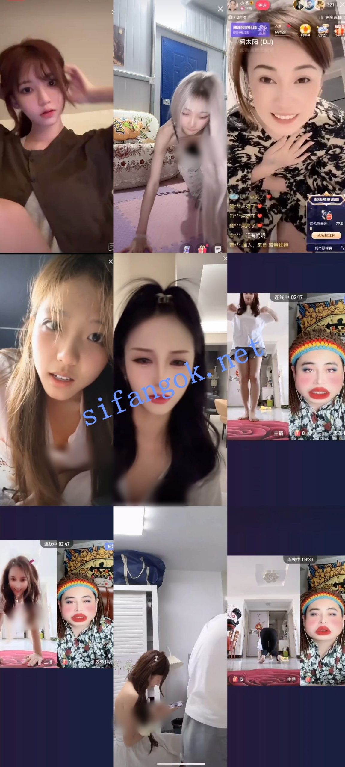 【抖音网红闪现】闪现露点 露穴 内衣内裤 各种精彩瞬间03【52P602V】【10.8G】