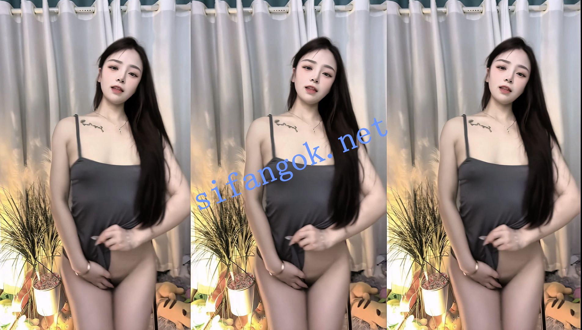 【BIGO】泡芙 直播大开露逼3V 如砍瓜切菜轻松简单【3V】【228M】