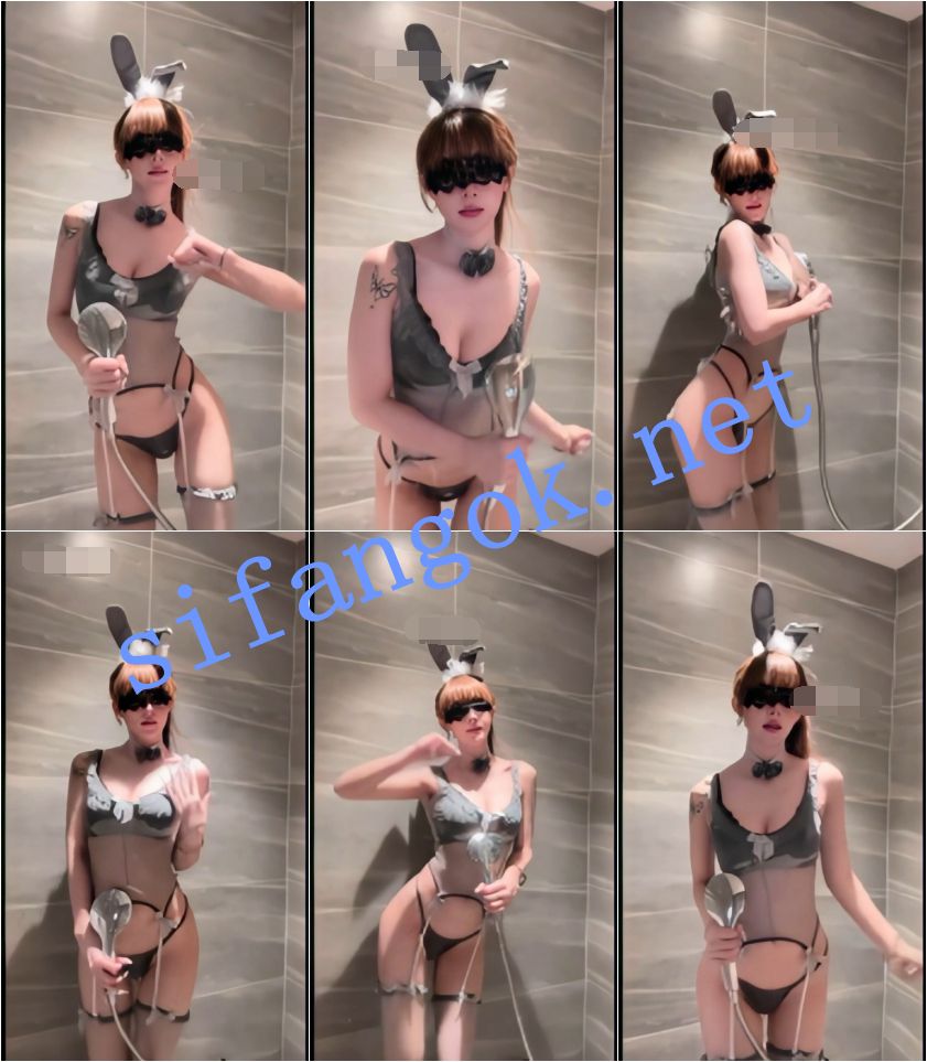 抖音 超蓝布罗莉-2 300万粉 顶级 大尺度节奏骚舞 洗澡【40V】【329M】