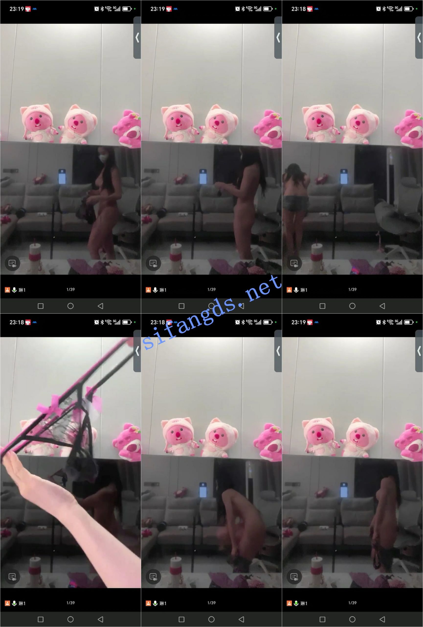 抖音 琳lin-3 极品美女 当众脱衣脱裤 换衣服 尺度超大【13V】【495M】