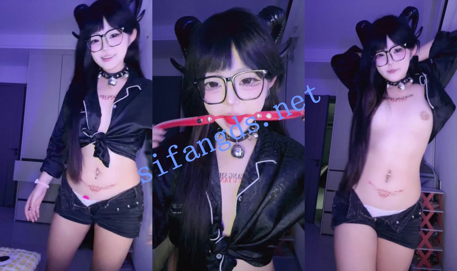 ⚡【魅魔米米】性感魅魔~反差骚货~丰乳肥臀~双洞齐插喷水~【5V】【2.87G】