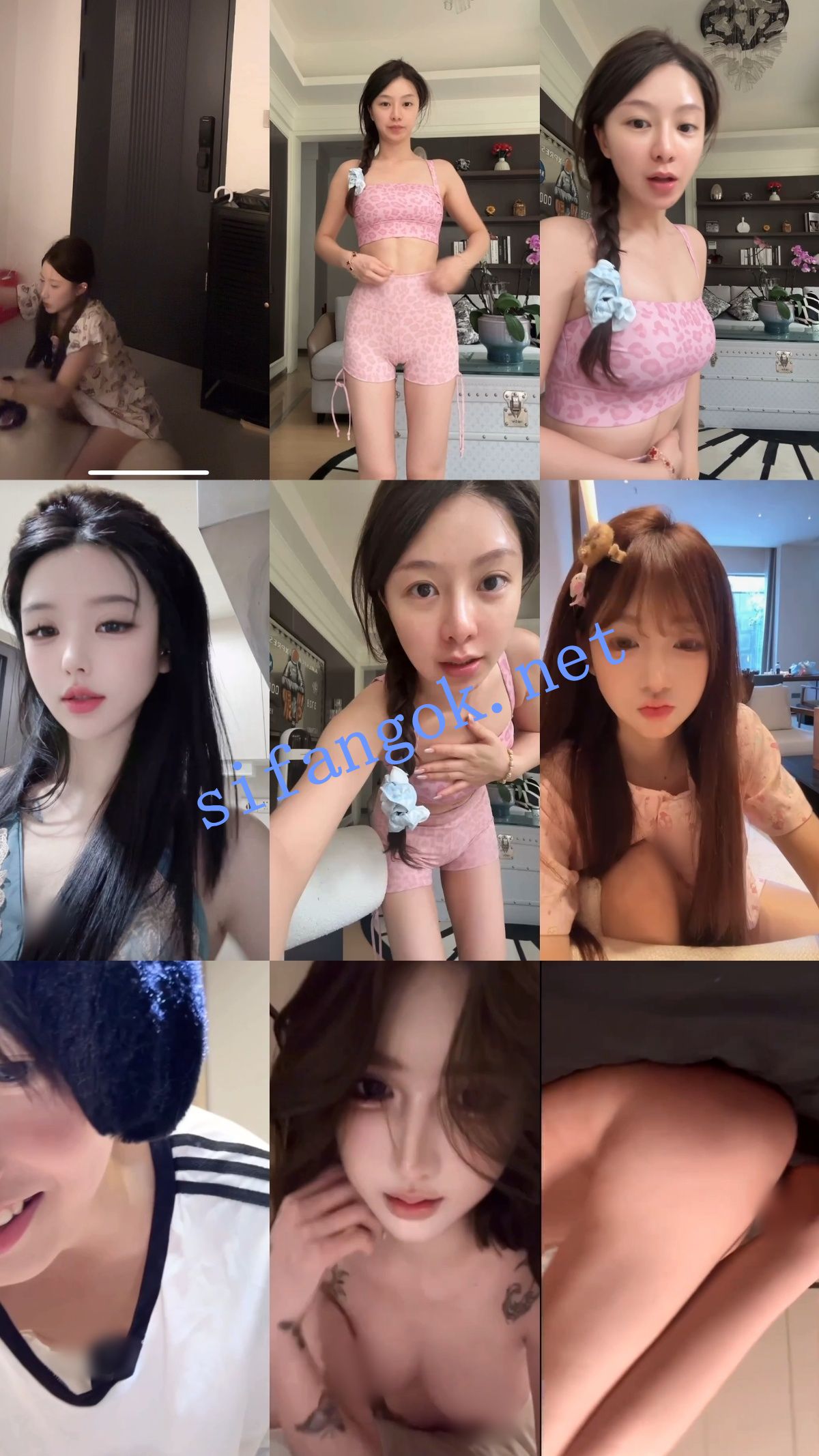 【抖音网红闪现】连麦PK 闪现露点 露穴 露毛 内裤 乳头等01【698V】【12.9G】