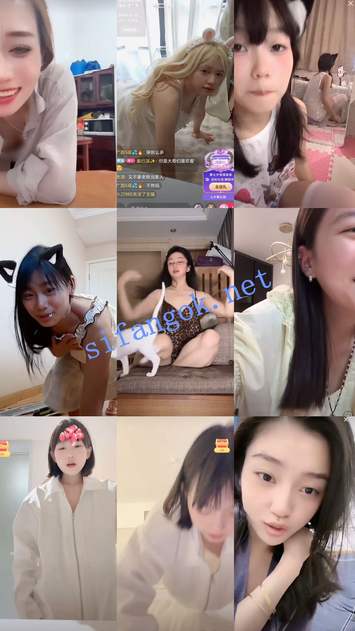 【抖音网红闪现】连麦PK 闪现露点 露穴 露毛 内裤 乳头等01【698V】【12.9G】