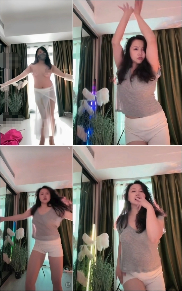 抖音 猫咪老师 舞蹈老师 露点 裸舞 抖胸 等了2年终于露点【6V】【449M】